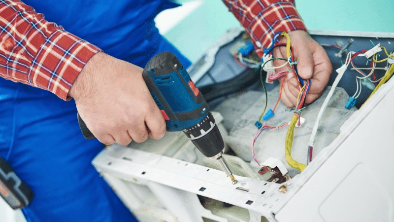 Gebze Fondital Fondital çamaşır makinesi kart tamiri – Su almama arızası orijinal parça ile giderildi. - Teknik servis örneği